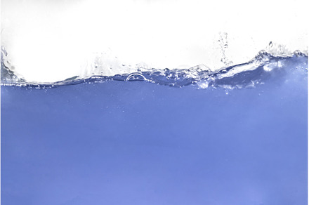 isolated sea water blue wave