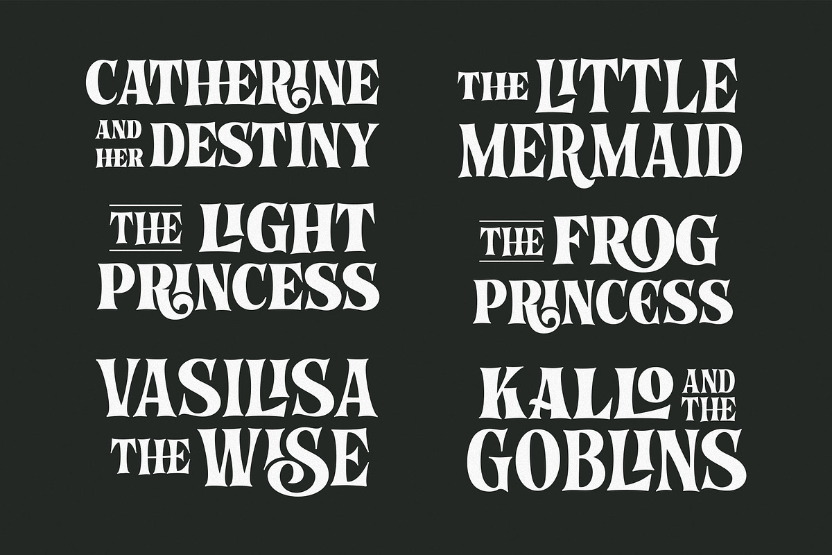 Histories - Fairytale Typeface, a Font by Graptail (Photo 10 of 15)