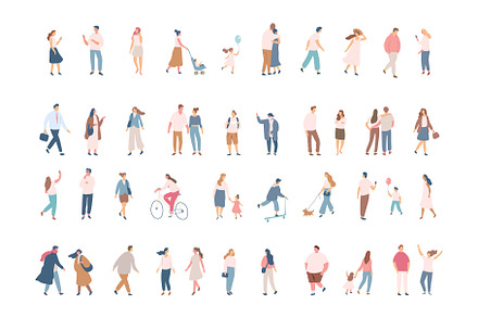 Vector flat people silhouette 2, a Person Illustration by Vector_Art
