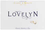 Lovelyn Font, a Serif Font by Craft Supply Co. (Thumbnail 1 of 9)