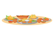 Indian cuisine cartoon illustrations, a Food Illustration by IMG visuals characters (Thumbnail 24 of 28)