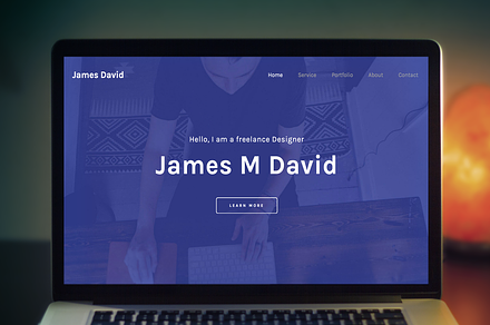 Persona - Onepage Portfolio template