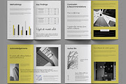 Contemporary Research Report, a Brochure Template by ContestDesign (Thumbnail 3 of 3)