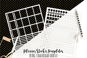 Planner Sticker Templates Photoshop