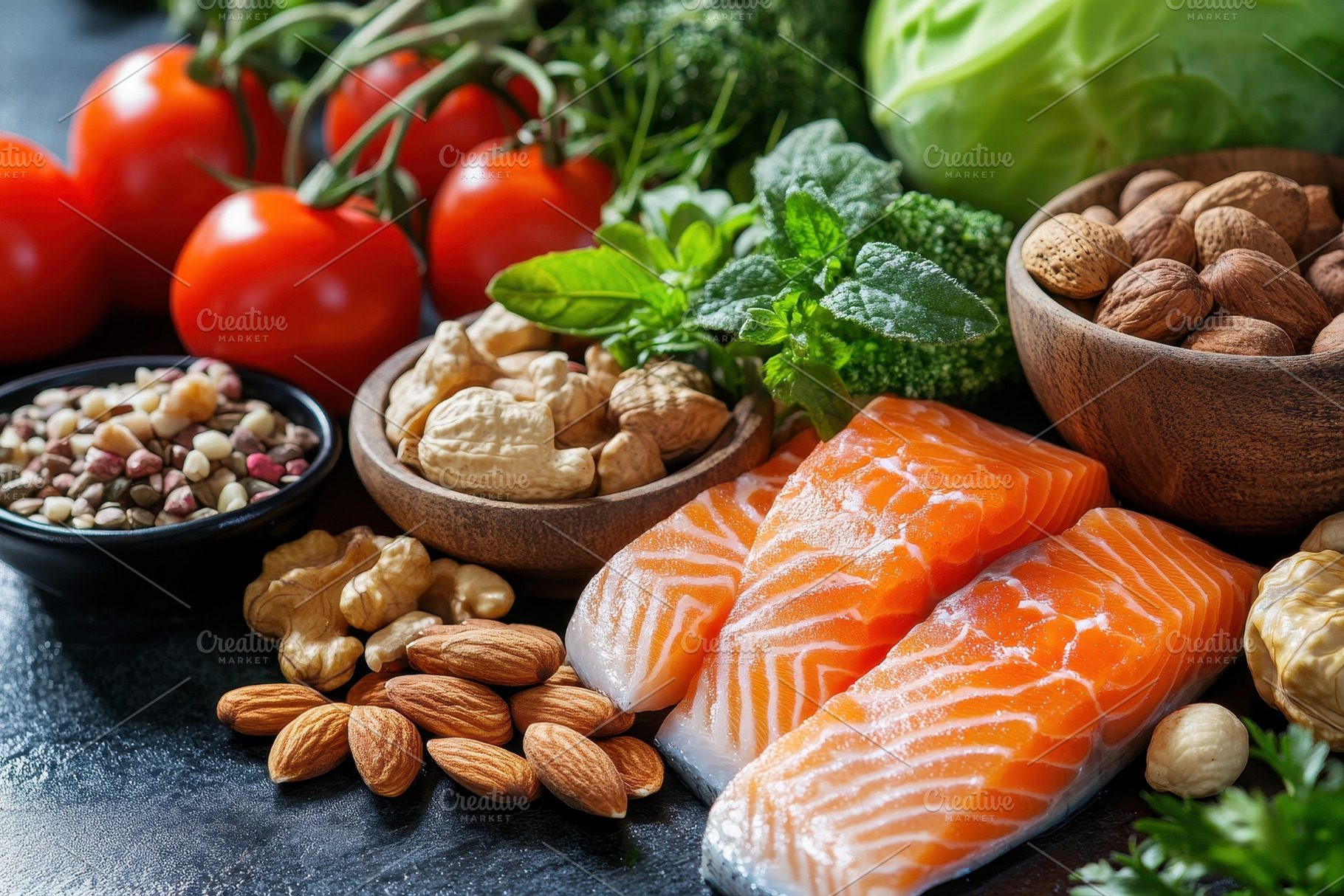 Nutritious foods to boost brainpower, a Photo by Pavel_design