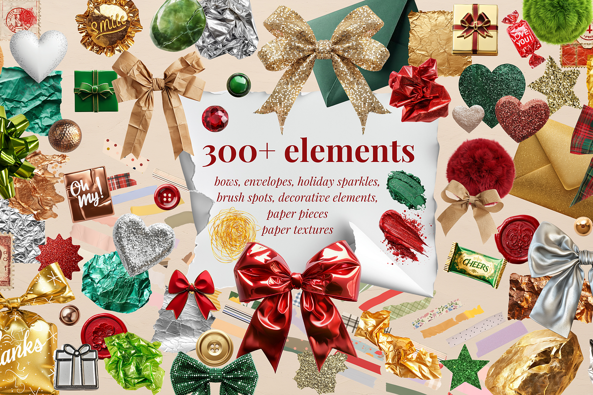 Christmas Collage, an Object Graphic by barsrsind (Photo 2 of 8)