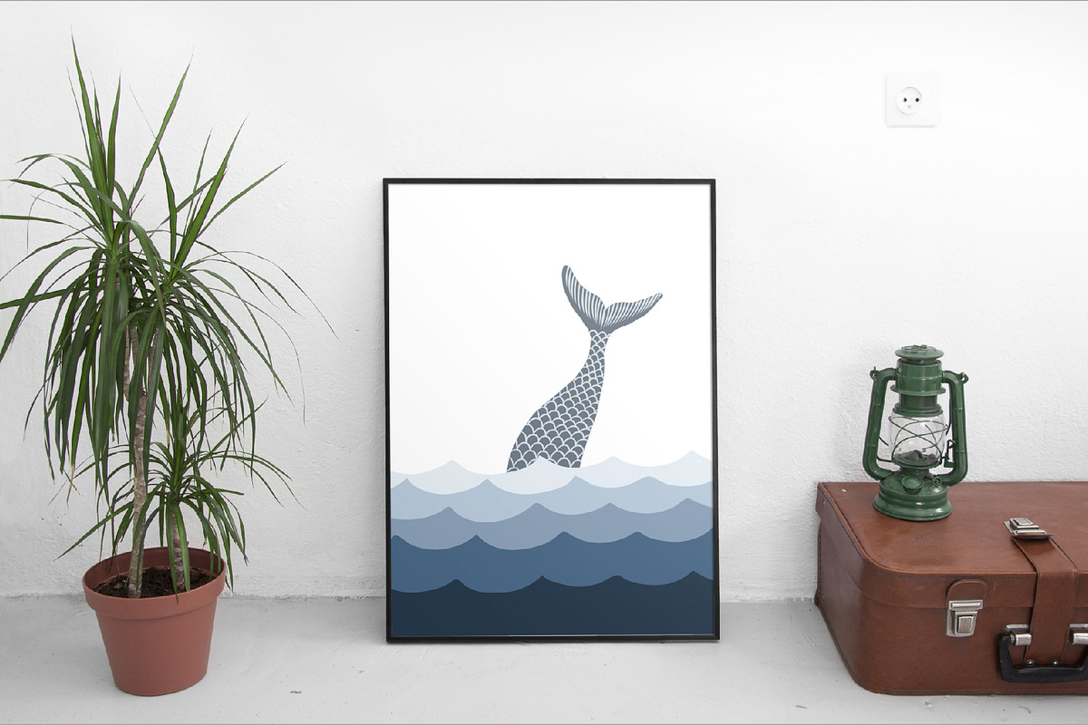 Mermaids and under the Sea clipart, an Object Graphic by KupalinaArt (Photo 10 of 10)
