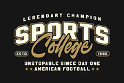 Golden Varsity a College Duo Font, a Slab Serif Font by Blankids Studio (Thumbnail 3 of 14)