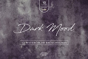 Dark Mood - 12 Abstract Backgrounds, a Texture Graphic by Rabbit Heart (Thumbnail 1 of 9)