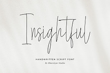 Insightful - Handwritten Script