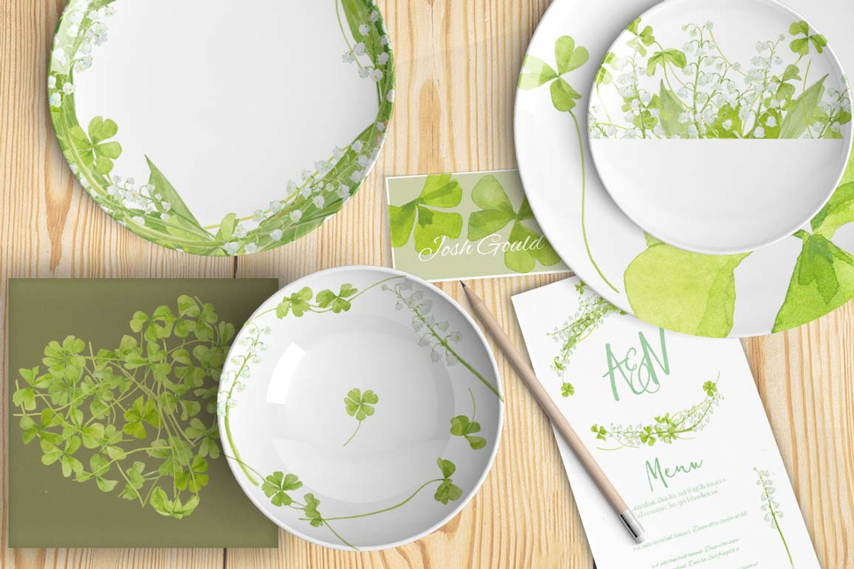 Delicate&Playful-for wedding suites, an Illustration by watercolorwild.graphics (Photo 5 of 9)