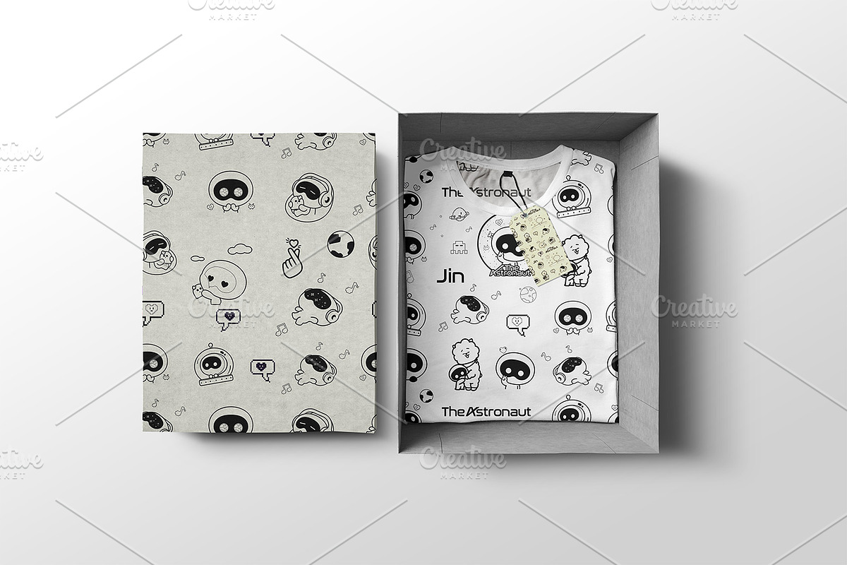 BTS Seamless Pattern Kpop Papers PNG, a Pattern Graphic by FancyDesignStudio (Photo 8 of 9)