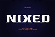 NIXED, a Sans Serif Font by Gatype (Thumbnail 1 of 8)