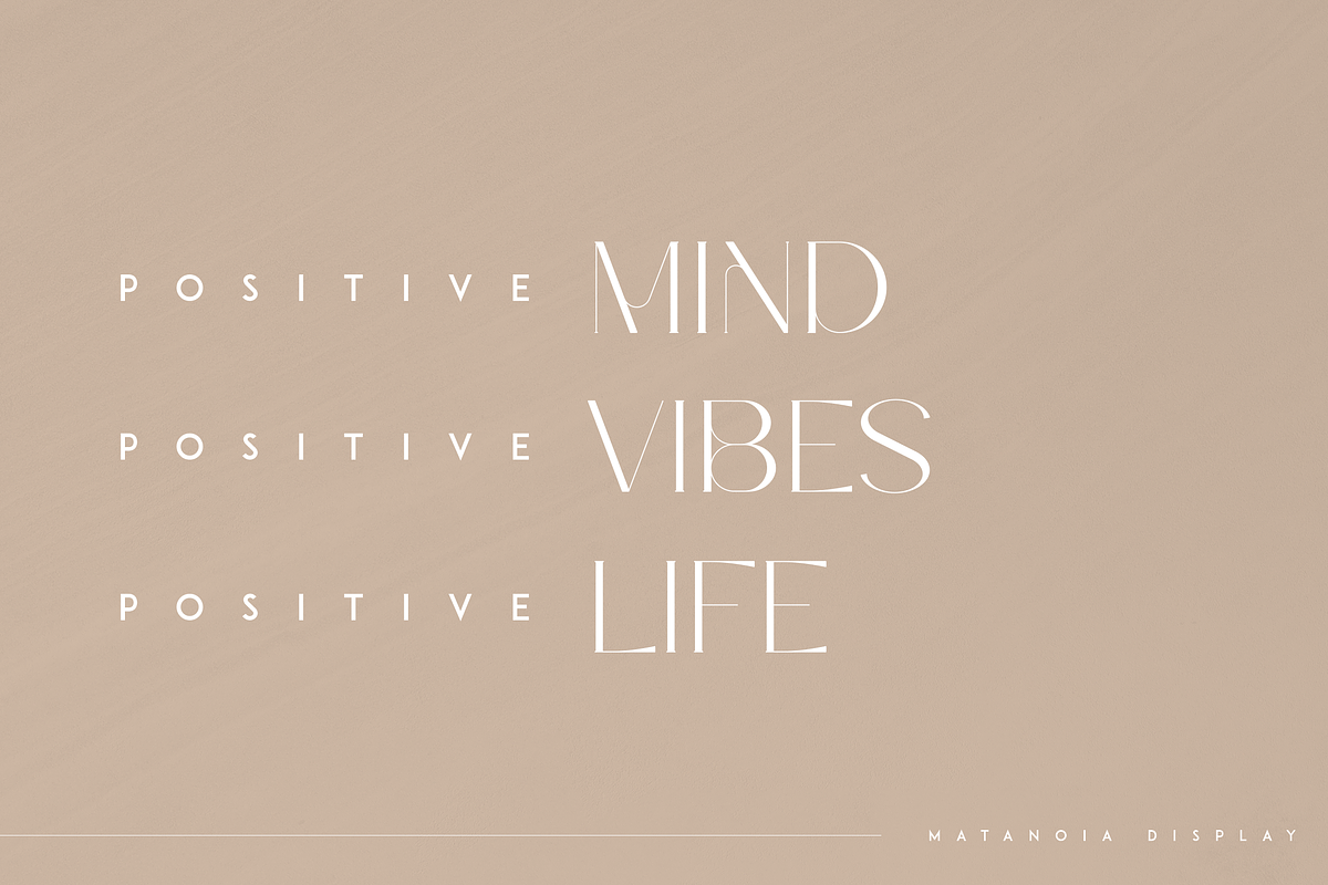 Metanoia - Display Font, a Serif Font by Only Fonts (Photo 6 of 11)