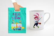 school animals kit, an Animal Illustration by Funnystore (Thumbnail 5 of 12)