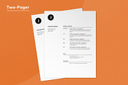 Glyph | Minimal | Free Logo | Clean, a Resume Template by Resumodo (Thumbnail 2 of 8)