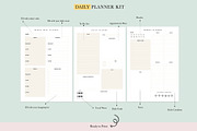 Weekly & Daily Planner - PPT Edit, a Stationery Template by Bonita Digital Design (Thumbnail 2 of 9)