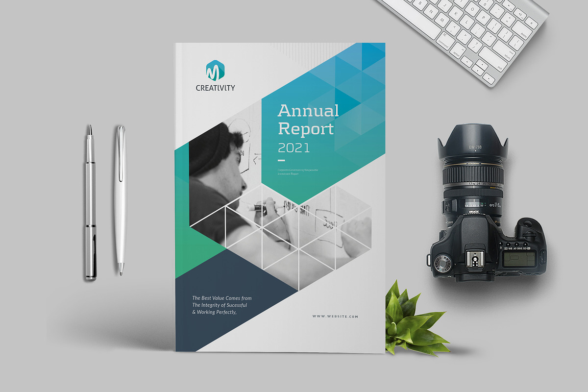 Annual Report 2022, a Brochure Template by Brochure-Market (Photo 1 of 8)