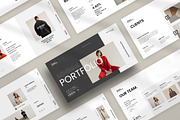 Brand Portfolio Presentation, a Presentation Template by KreateTribe (Thumbnail 1 of 5)