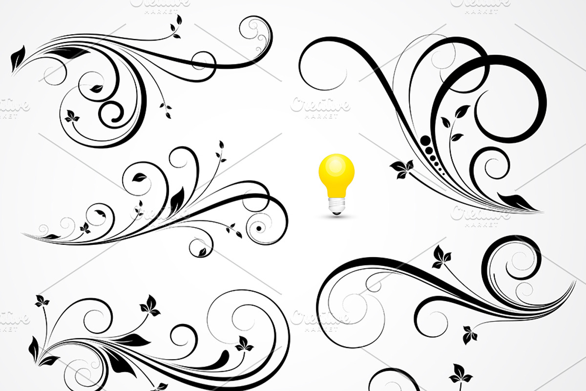 Swirls Vector Mini Bundle, a Decorative Illustration by TrueMitra Designs