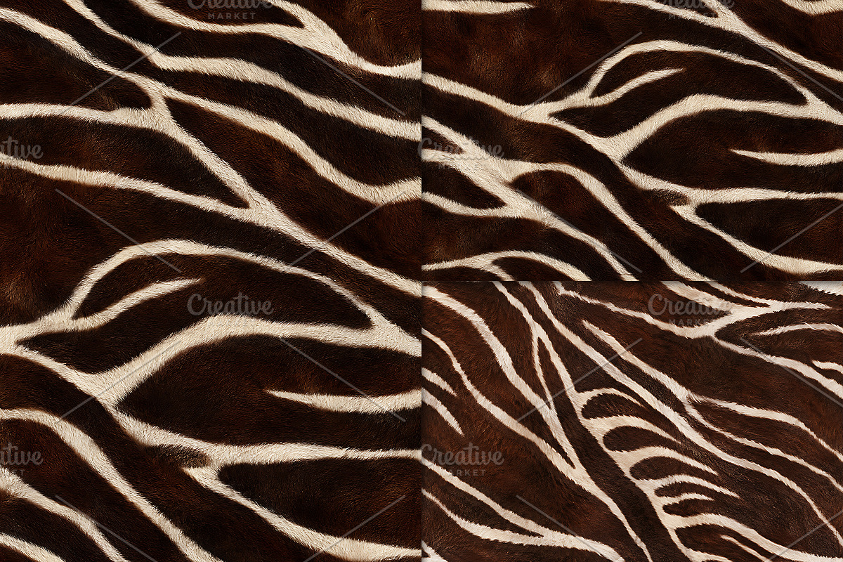 Realistic Brown Zebra Stripe Paper, a Pattern Graphic by Artonix (Photo 3 of 3)