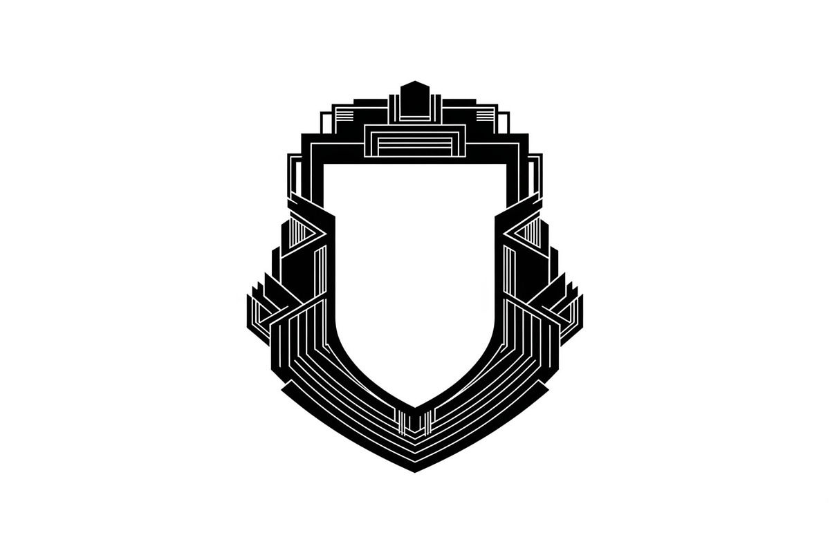 Art Deco Shield Frame SVG Bundle, an Illustration by Creativeshirt (Photo 18 of 31)