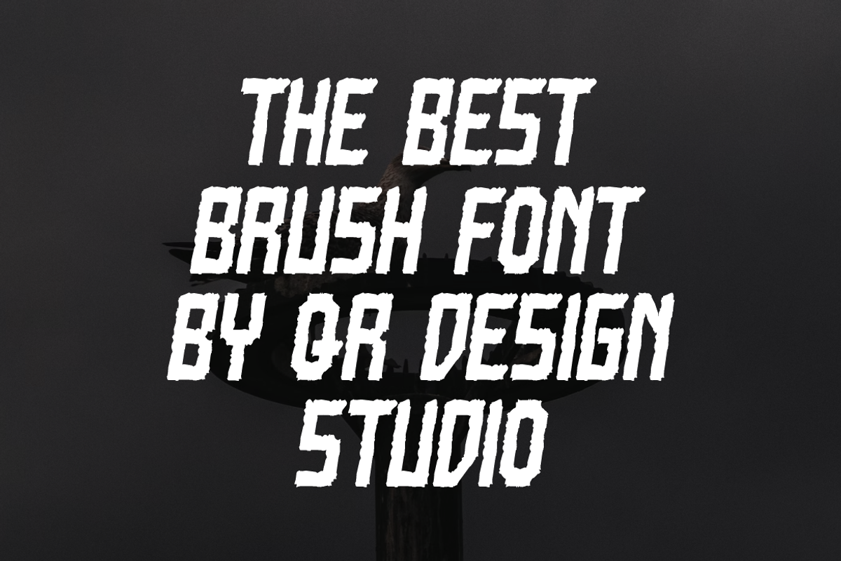 Brushle Rusher, a Handwritten Font by QR Design Studio (Photo 4 of 6)