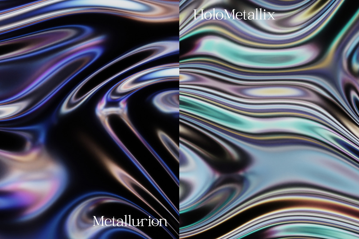 Dark Metallic Iridescent Animation, a Graphic by LarysaZabrotskaya (Photo 6 of 9)