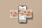 Social Media Mockup Set, an iPhone Mockup by PaperMoon (Thumbnail 5 of 5)