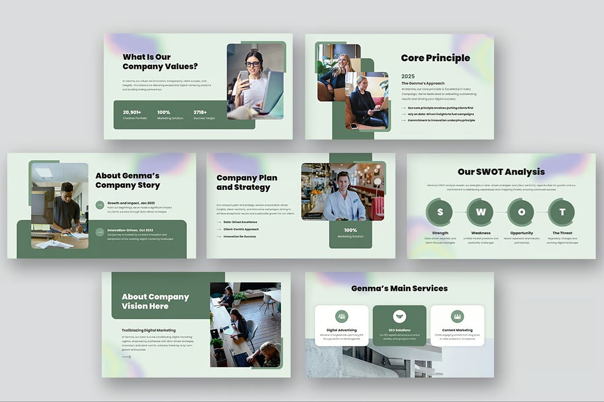 Digital Marketing Agency Keynote, a Presentation Template by Fit-tee (Photo 6 of 10)