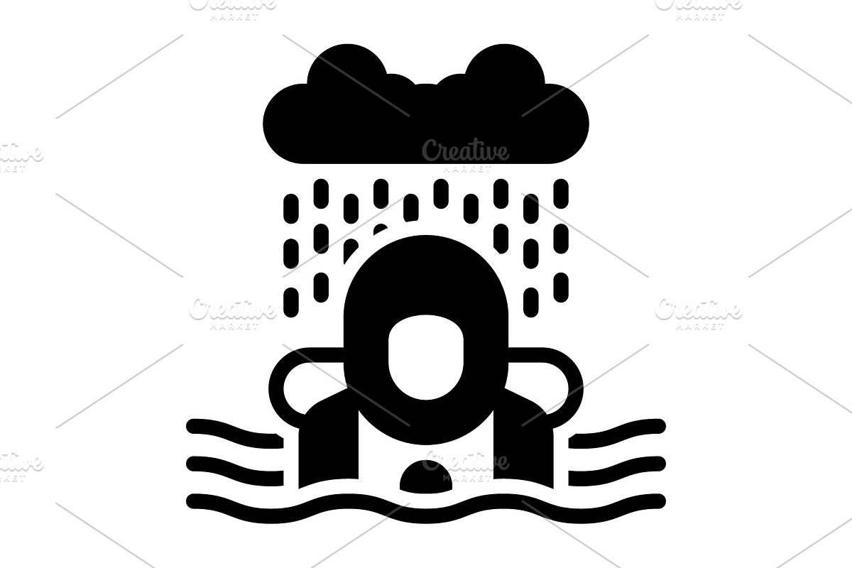 Survive outlive solid icon, a Solid Icon by Creative priyanka