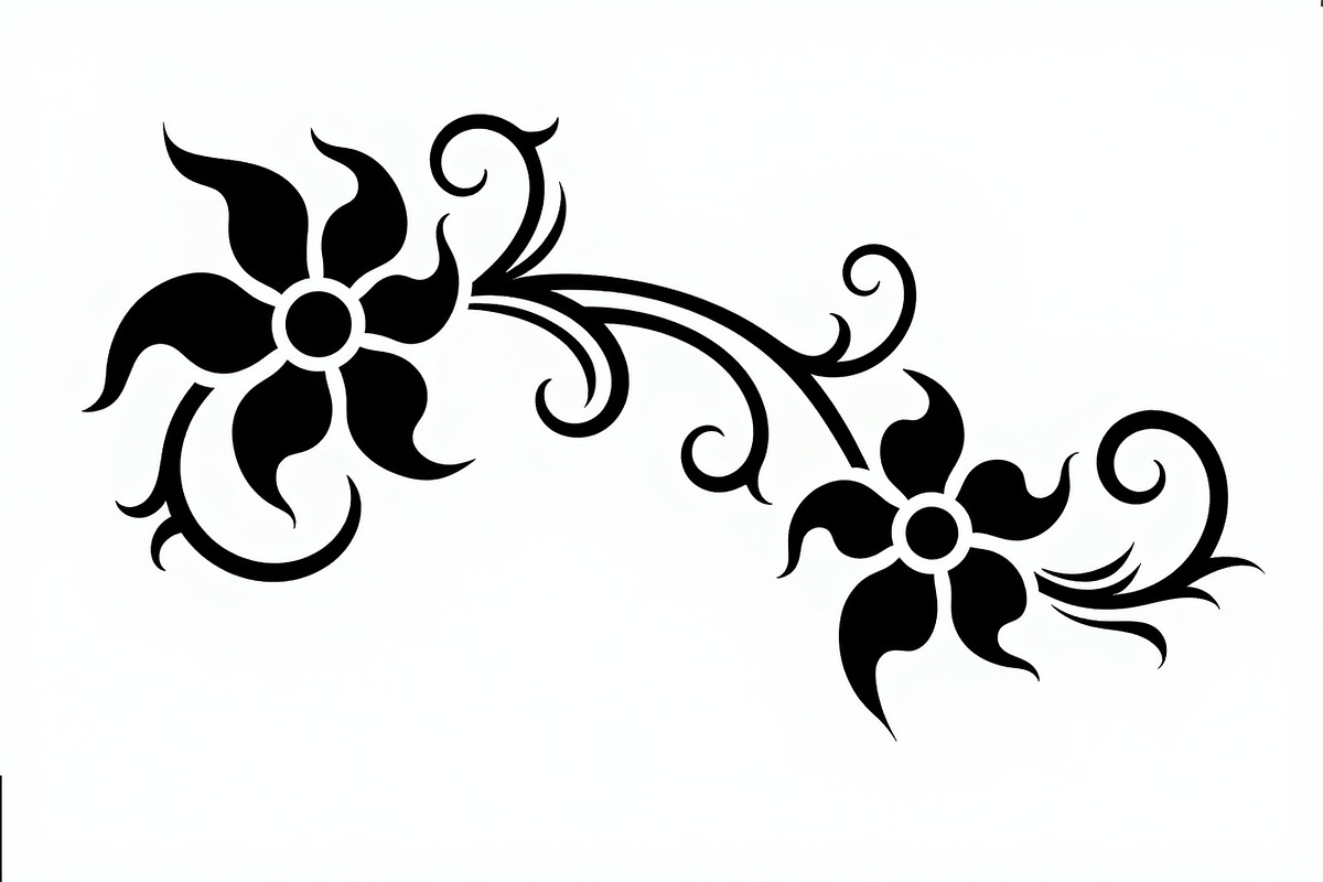 Elegant flower decorative design, an Illustration by Amazin_art (Photo 19 of 21)