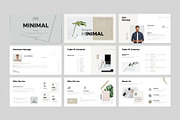 Minimal Presentation Template, a Presentation Template by GenerousArt (Thumbnail 2 of 10)