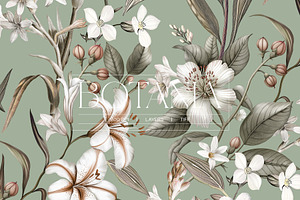 Botania | Botanical Floral Patterns, a Pattern Graphic by LEAFure