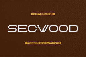 Secwood Font