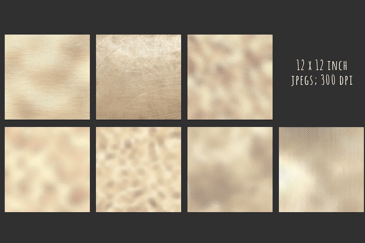 Champagne foil and glitter, a Texture Graphic by Paper Farms (Photo 2 of 3)