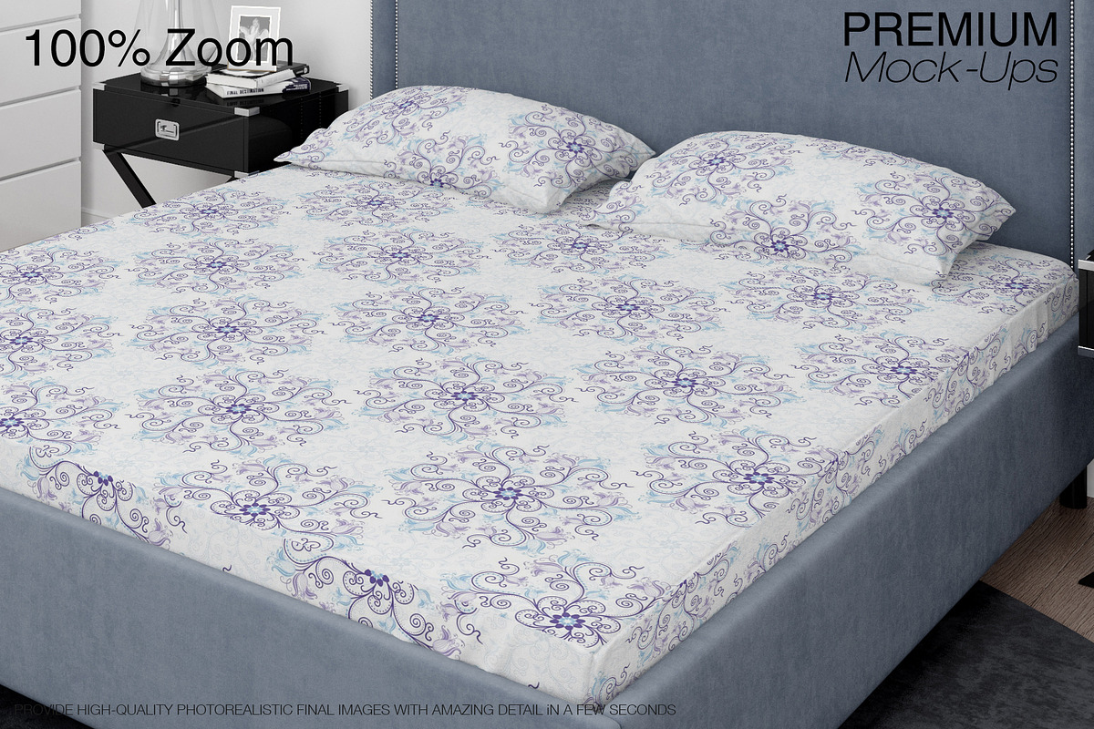 Bedding Mockups - Duvet Sheet Shams, a Product Mockup by mock-ups (Photo 22 of 22)