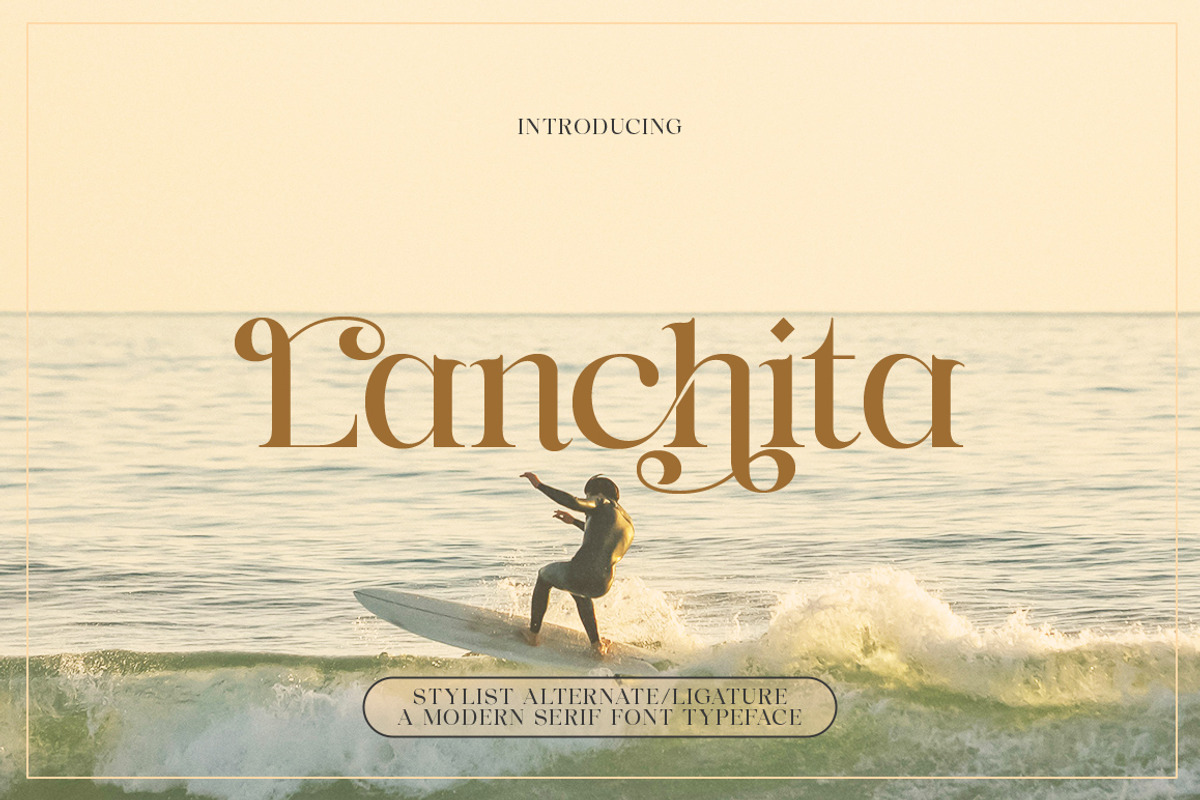 Lanchitas, a Serif Font by Gatype (Photo 1 of 10)