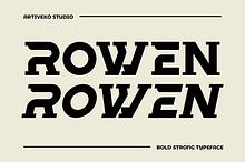 Rowen Bold Slab Font