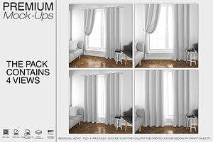 Curtains Mockup Set