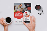 Roofing Experts Promotional Flyer, a Flyer Template by DesignOriel (Thumbnail 1 of 3)