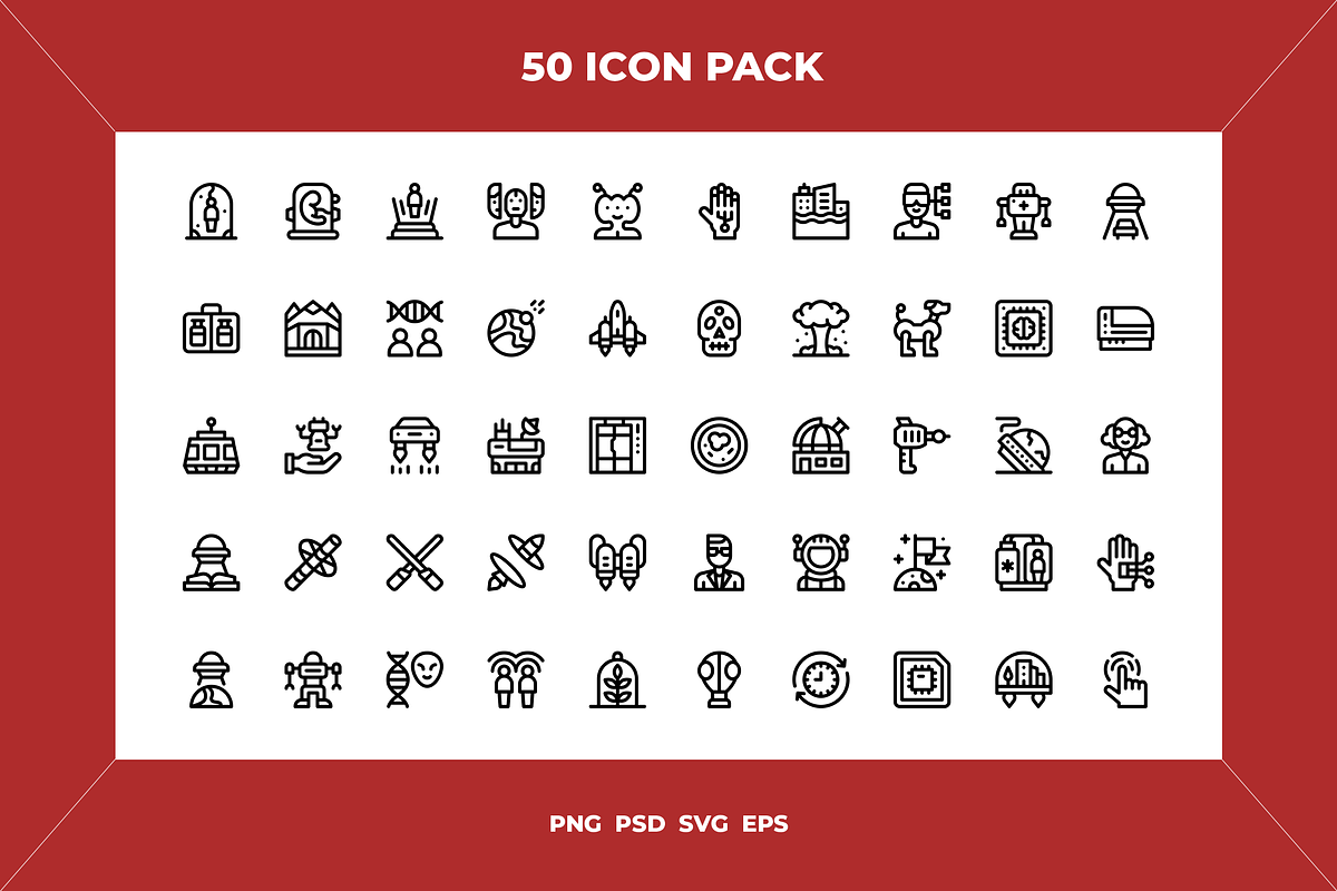 Science fiction icons, an Icon by Wencory (Photo 1 of 2)