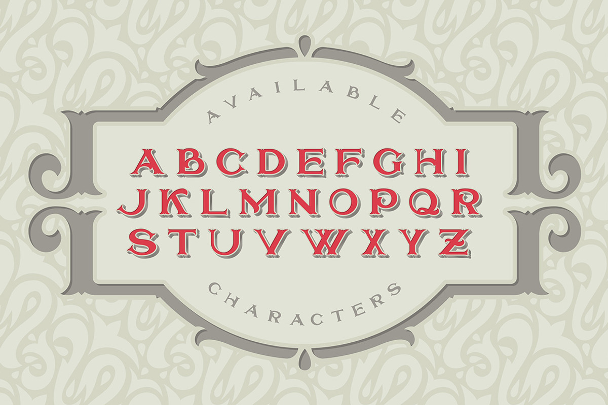 VIntage font "The age of modernity" preview 2