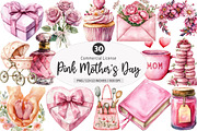Pink Mother's Day PNG, an Illustration by SinaCreation (Thumbnail 1 of 5)