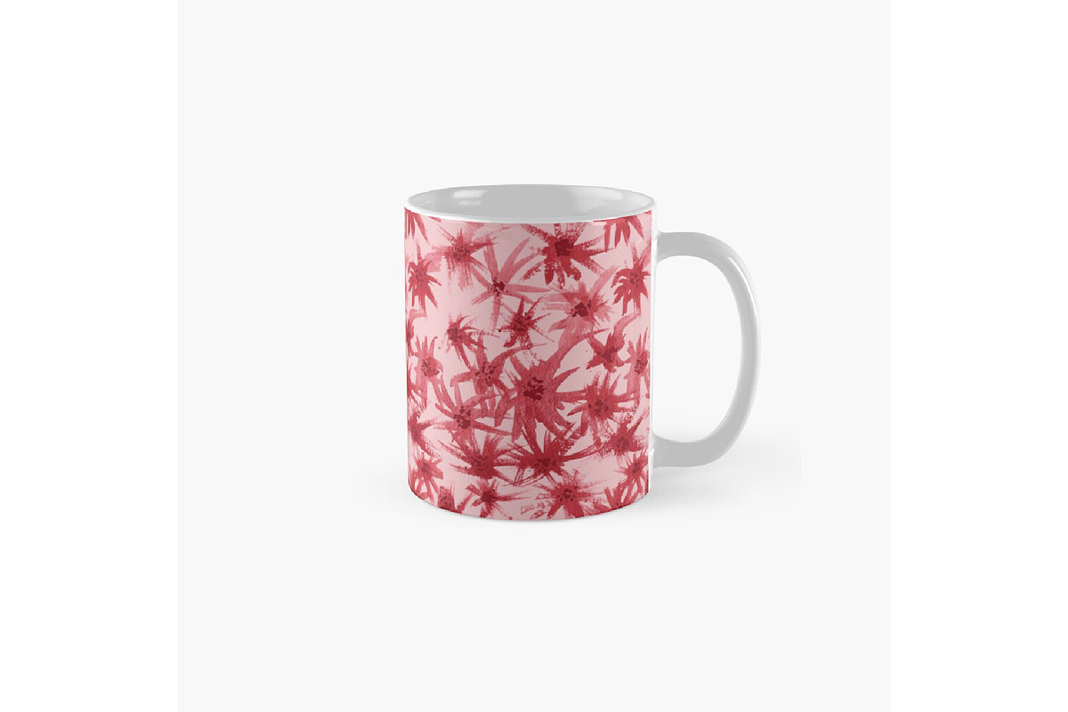 Rebel Botanics – Bold Red Botanical, a Texture Illustration by kraalikaacreations (Photo 2 of 5)