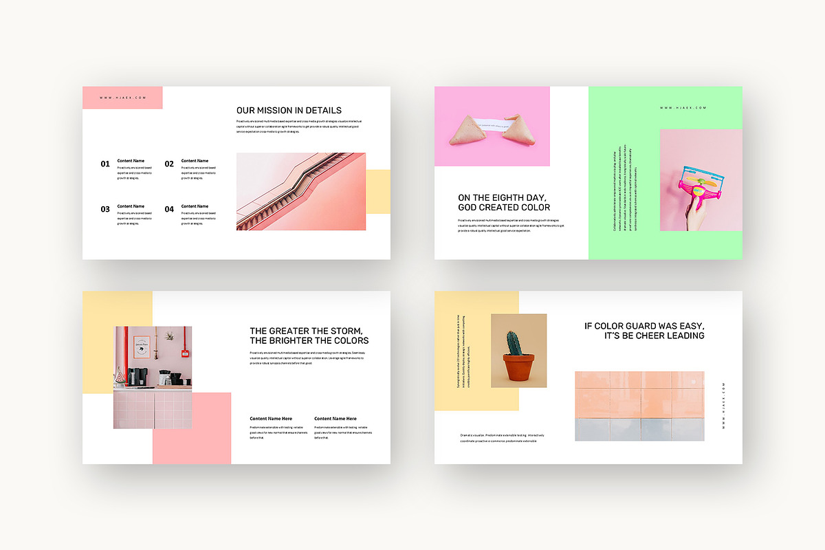 Hjaex : Pastel Catalog Google Slides preview 6