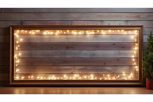 unique christmas lights on wood ai, a Background Photo by pikepicture