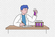 Laboratory Scientist Experiment, a Healthcare Illustration by Partikusi Design (Thumbnail 3 of 3)