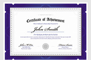 Modern Classy Diploma Certificate, a Stationery Template by bnrcreativelab (Thumbnail 3 of 5)