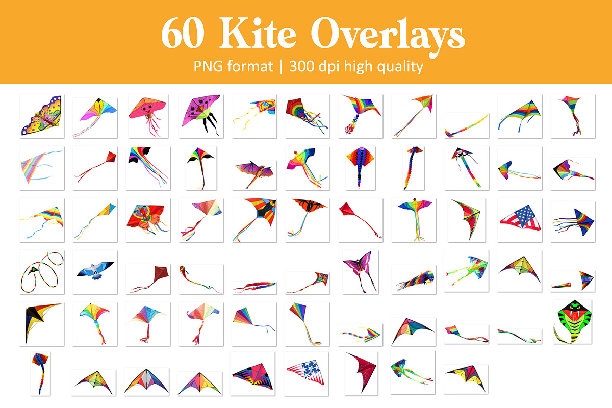Flying Kite Overlays, an Object Graphic by DreamyOverlay (Photo 4 of 4)